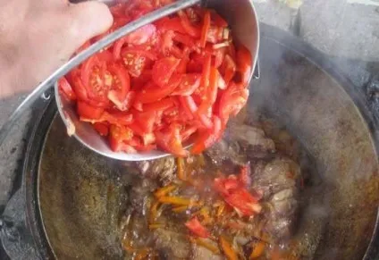 Лагман в казані - покроковий рецепт з фото на