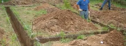 Стрічковий, заливний фундамент своїми руками фото, відео