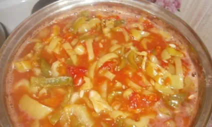 Лечо з помідорів і перцю без масла, без оцту з покроковими фото, люблю свій сад (масла) Лечо з помідорів і перцю без масла, без оцту з покроковими фото, люблю свій сад
