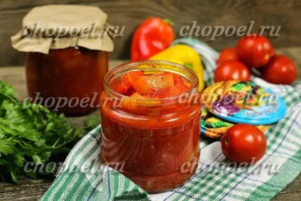 Лечо з перцю та помідорів на зиму, рецепт з фото (рецепт) Лечо з перцю та помідорів на зиму, рецепт з фото