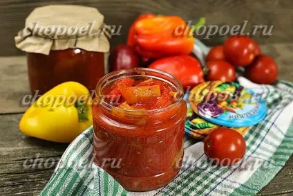 Лечо з перцю та помідорів на зиму, рецепт з фото (лечо з перцю та помідорів) Лечо з перцю та помідорів на зиму, рецепт з фото