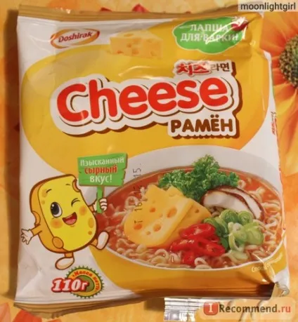 Локшина швидкого приготування доширак чіз рамен - «сирна локшина від doshirak cheese рамён для варіння (швидкого) Локшина швидкого приготування доширак чіз рамен - «сирна локшина від doshirak cheese рамён для варіння