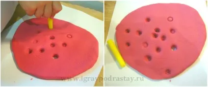 Ліплення для малюків (від 1 до 1, 5 років) - прості ігри з тестом