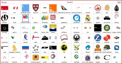 Logo quiz відповіді з картинками