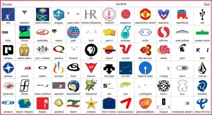 Logo quiz відповіді з картинками