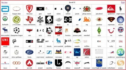 Logo quiz відповіді з картинками