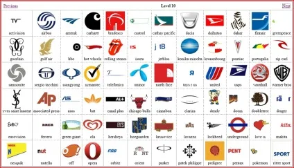Logo quiz відповіді з картинками