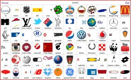 Logo quiz відповіді з картинками