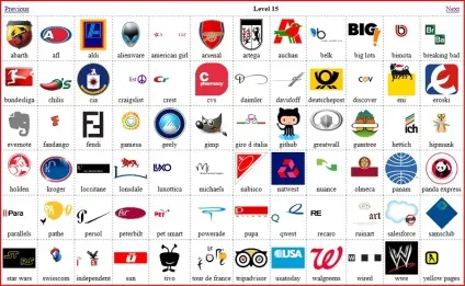 Logo quiz відповіді з картинками