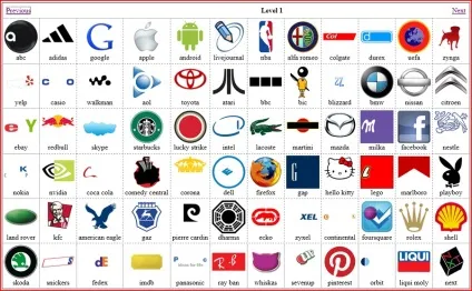 Logo quiz відповіді з картинками
