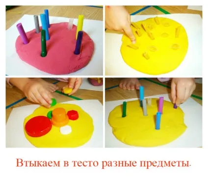 Ліплення для малюків (від 1 до 1, 5 років) - прості ігри з тестом