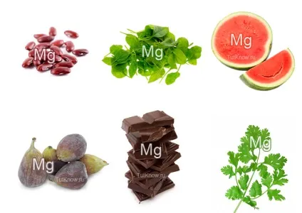 Магній (mg, magnesium) в яких продуктах міститься (вітаміни) Магній (mg, magnesium) в яких продуктах міститься