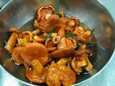 мариновані лисички