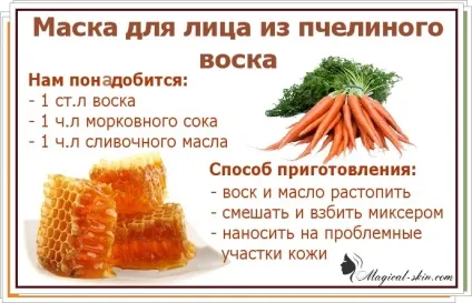 Маска для обличчя з бджолиного воску (маска) Маска для обличчя з бджолиного воску