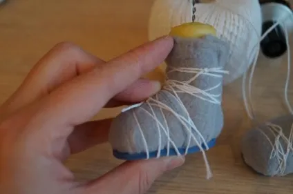 Робимо чобітки для ляльки - ярмарок майстрів - ручна робота, handmade