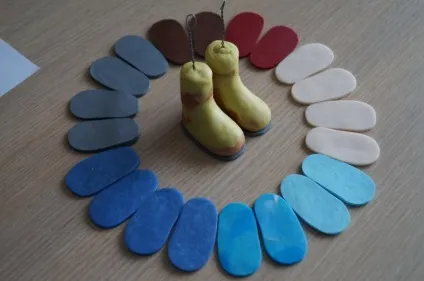Робимо чобітки для ляльки - ярмарок майстрів - ручна робота, handmade