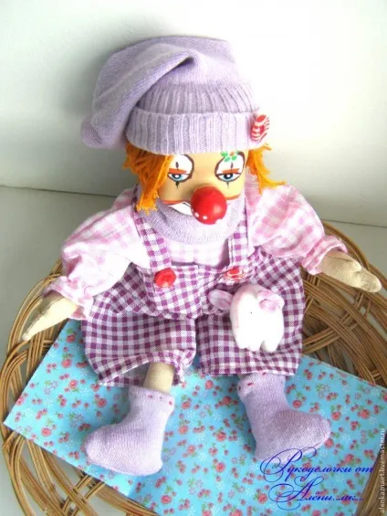 Майстер-клас лавандовий клоун клітинка - ярмарок майстрів - ручна робота, handmade (снуд) Майстер-клас лавандовий клоун клітинка - ярмарок майстрів - ручна робота, handmade