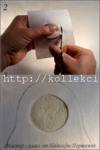 Матрьошка з тканини