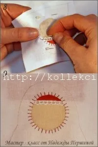 Матрьошка з тканини