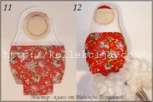 Матрьошка з тканини