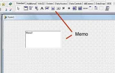 Memo в delphi