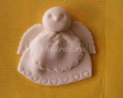 Майстер-клас з покроковим фото «янголята із солоного тіста» (тесту) Майстер-клас з покроковим фото «янголята із солоного тіста»