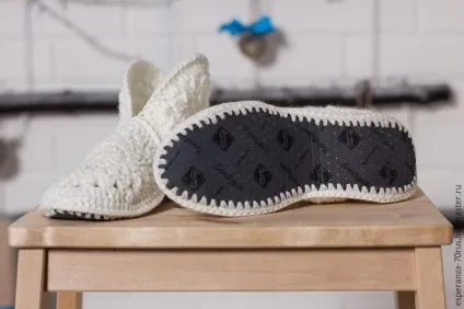 Милі домашні тапочки гачком - ярмарок майстрів - ручна робота, handmade (в'язані тапочки) Милі домашні тапочки гачком - ярмарок майстрів - ручна робота, handmade