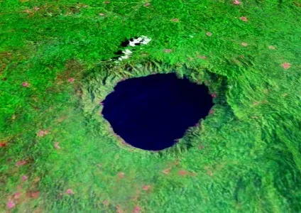 Метеоритні кратери на землі, які можна відвідати, фото новини (всередині ударного кратера) Метеоритні кратери на землі, які можна відвідати, фото новини
