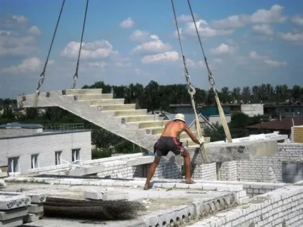 Монтаж сходових маршів і майданчиків своїми руками (своїми) Монтаж сходових маршів і майданчиків своїми руками