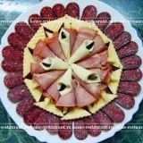 М'ясна нарізка на святковий стіл ідеї оформлення з фото (стіл) М'ясна нарізка на святковий стіл ідеї оформлення з фото