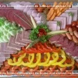 М'ясна нарізка на святковий стіл ідеї оформлення з фото (стіл) М'ясна нарізка на святковий стіл ідеї оформлення з фото