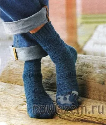 Чоловічі шкарпетки спицями в'яжемо самі (спицями) Чоловічі шкарпетки спицями в'яжемо самі