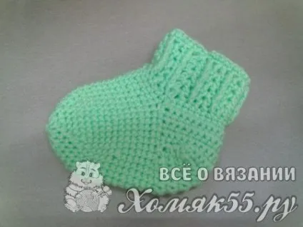 М'ятні носочки гачком (гачком) М'ятні носочки гачком