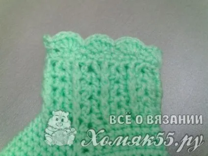 М'ятні носочки гачком (гачком) М'ятні носочки гачком