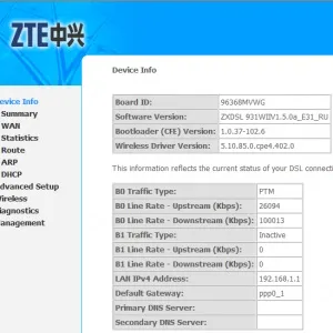 Налаштування роутера zte - f660, для МГТС, укртелеком, Ростелеком, як налаштувати (роутера) Налаштування роутера zte - f660, для МГТС, укртелеком, Ростелеком, як налаштувати
