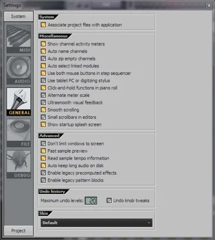 Налаштування fl studio
