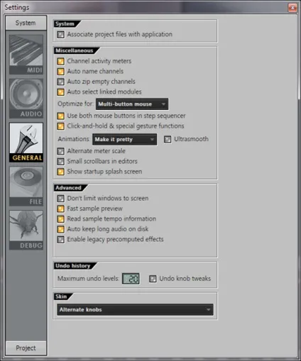 Налаштування fl studio