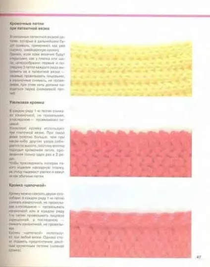 Набір петель з кромок