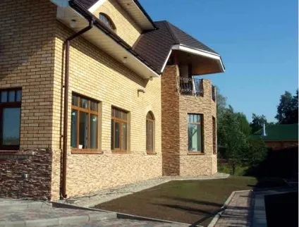 Облицювання фасаду цеглою порядок робіт, матеріали та інструменти (фото) (обробка фасад цеглою облицювання будинку клінкерною) Облицювання фасаду цеглою порядок робіт, матеріали та інструменти (фото)