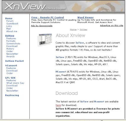 Обробка фотографій за допомогою програми xnview