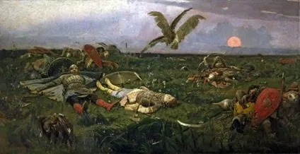 Опис картини виктора Васнєцова «після побоїща Ігоря Святославича з половцями» () Опис картини виктора Васнєцова «після побоїща Ігоря Святославича з половцями»