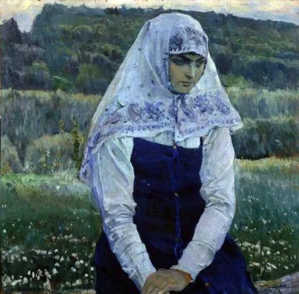 Опис картини Михайла Нестерова «Христового наречена» (Христового) Опис картини Михайла Нестерова «Христового наречена»