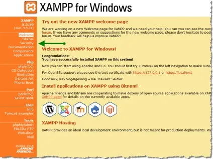 Організація локального хостингу на xampp (joomla) Організація локального хостингу на xampp