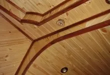 Оздоблення стелі в дерев'яному будинку фото матеріалів, варіанти своїми руками, фанерою і ламінатом, (стелі) Оздоблення стелі в дерев'яному будинку фото матеріалів, варіанти своїми руками, фанерою і ламінатом,