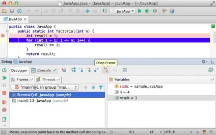 Отладчик intellij idea, java