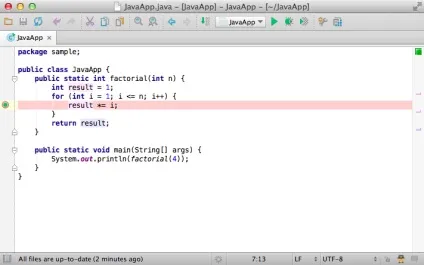 Отладчик intellij idea, java