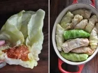 Як готувати голубці з фаршем і рисом в підливі