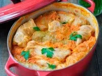 Як готувати голубці з фаршем і рисом в підливі