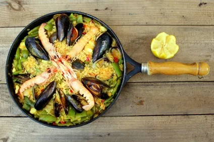 Паелья (paella) - душа іспанської кухні (паелья) Паелья (paella) - душа іспанської кухні