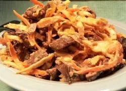Печінковий салат - класичний рецепт (печінковий) Печінковий салат - класичний рецепт